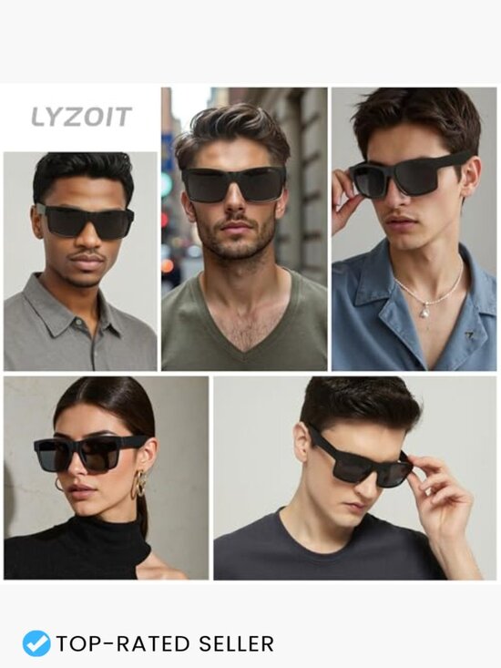 Oversized Square Sunglasses for Big Wide Heads XL XXL Polarized UV400 Protection